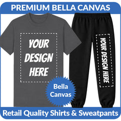 Collection image for: Print on Premium Bella Canvas Shirts & Sweatpants