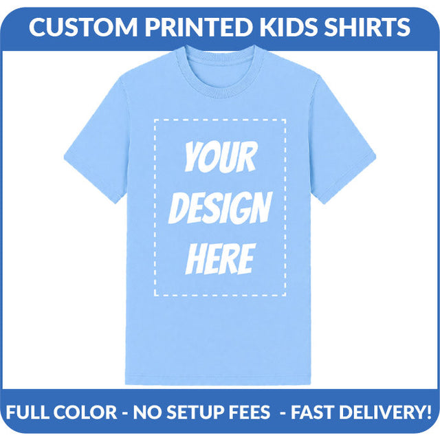 Custom Kids Apparel - Use Photos, Logo & Text to Design Your Shirt