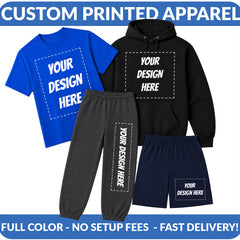 Collection image for: Custom T-Shirts, Hoodies, Long Sleeve T's, Pants and More