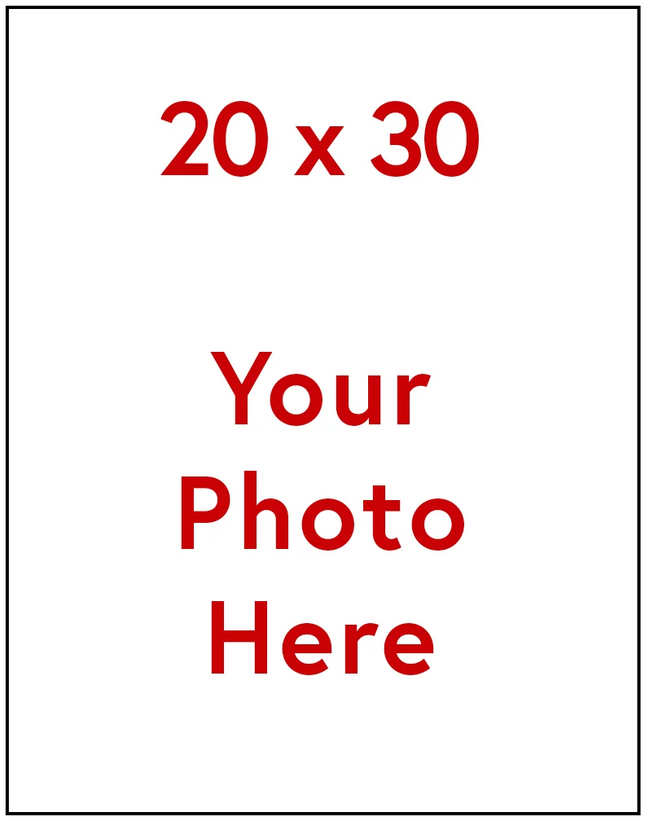 20 x 30 Custom Photo Enlargement - Portrait