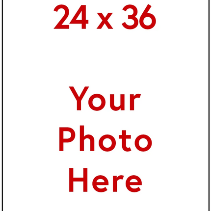 24 x 36 Custom Photo Enlargement - Portrait
