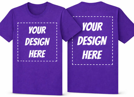 Custom Women's T-Shirt - 2-Sided - Print on Front and Back