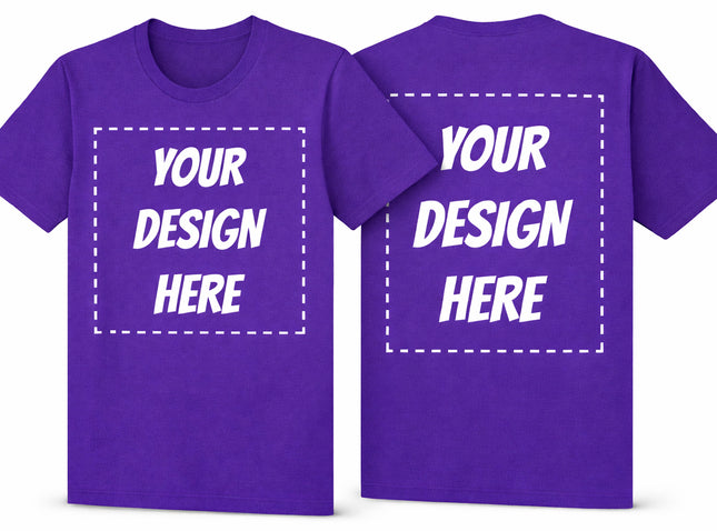 Custom Women's T-Shirt - 2-Sided - Print on Front and Back