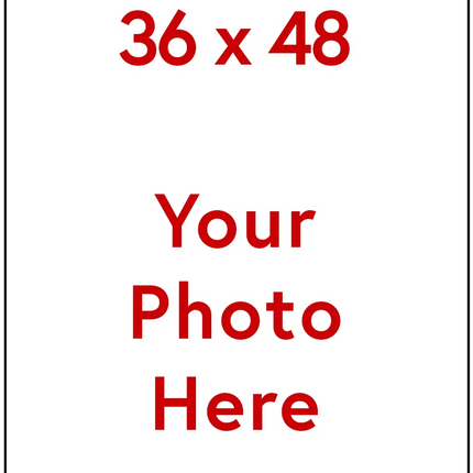 36 x 48 Custom Photo Enlargement - Portrait