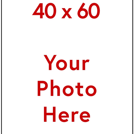 40 x 60 Custom Photo Enlargement - Portrait
