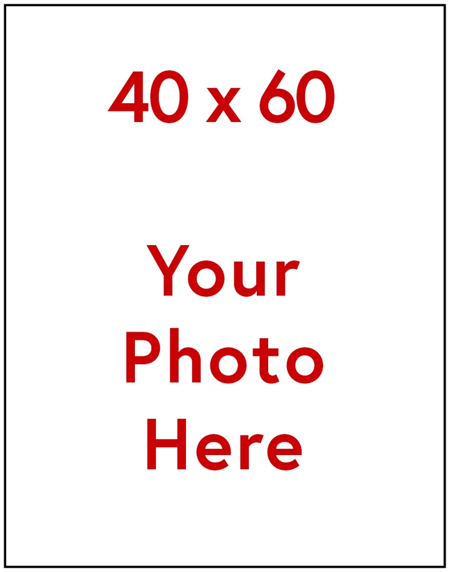 40 x 60 Custom Photo Enlargement - Portrait