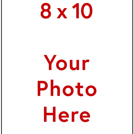 8 x 10 Custom Photo Enlargement - Portrait