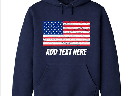 Create your own Custom USA Flag Hoodie