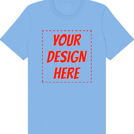 Custom T-Shirt - Print on the Front and Back (Premium Bella Canvas Shirt)