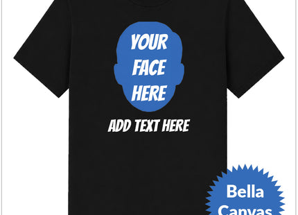 Custom Face Cutout T-Shirt (Premium Bella Canvas Shirt)