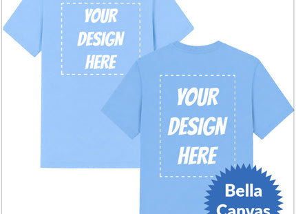 Custom T-Shirt - Print on the Front and Back (Premium Bella Canvas Shirt)
