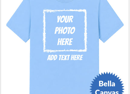 Custom T-Shirt Cartoon Your Photo with Frame Option (Premium Bella Canvas Shirt)