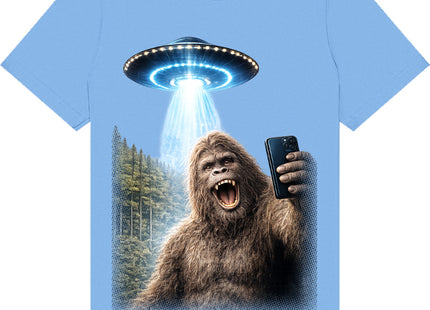 Bigfoot Selfie with UFO Shirt