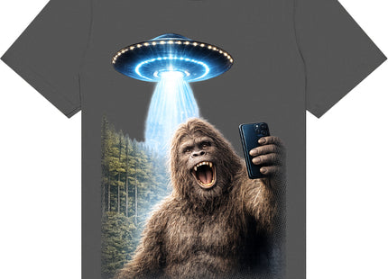 Bigfoot Selfie with UFO Shirt