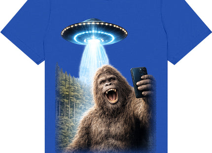 Bigfoot Selfie with UFO Shirt