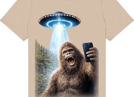 Bigfoot Selfie with UFO Shirt