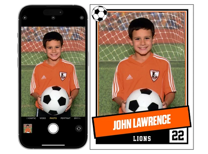 Custom Sports Card Poster