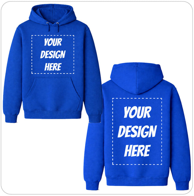 Custom Hoodie - Print on the Front and Back