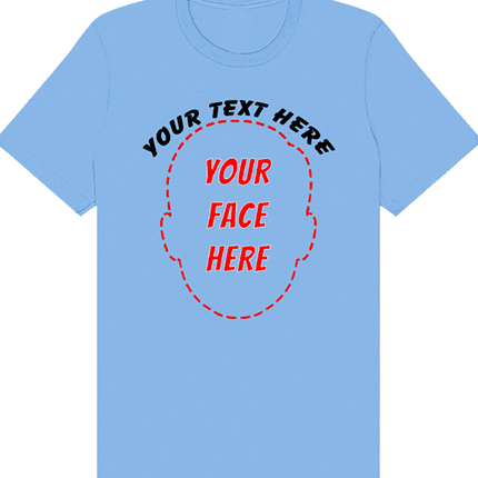 Custom Kids Face Cutout T-Shirt