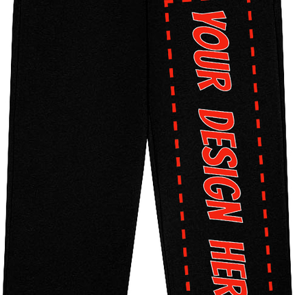 Custom Sweatpants - Left Side Leg