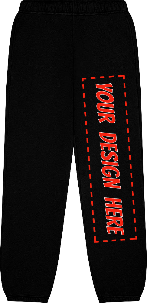 Custom Sweatpants - Left Side Leg