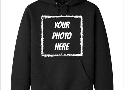 Custom Hoodie - Your Photo Framed with Text
