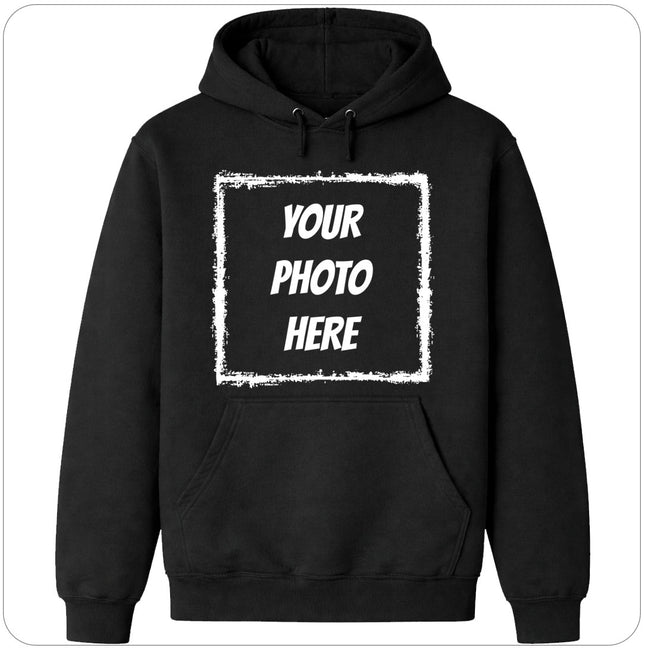Custom Hoodie - Your Photo Framed with Text