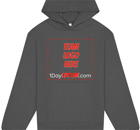 Custom Sports Jersey Hoodie - Print on Front and Back