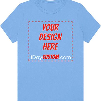 Custom Kids T-Shirt - Double Sided - Print on Front and Back