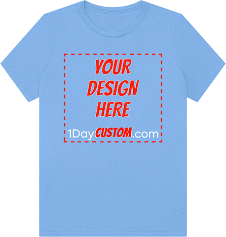 Custom Kids T-Shirt - Double Sided - Print on Front and Back