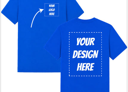 Custom T-Shirt - Print on Left Pocket & Back