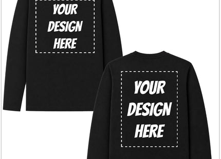 Custom Double-Sided Long Sleeve Shirt - Print on the Front and Back