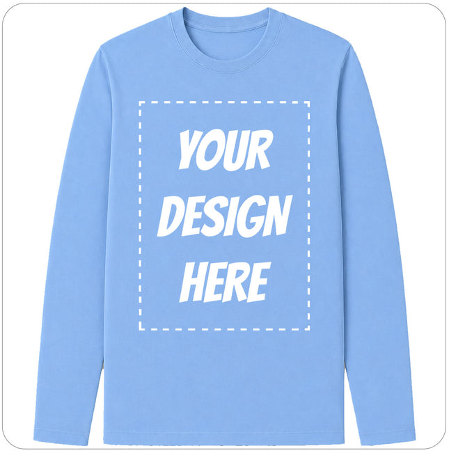 Custom Long Sleeve Shirt - Use Your Photos, Logo, Design and Text