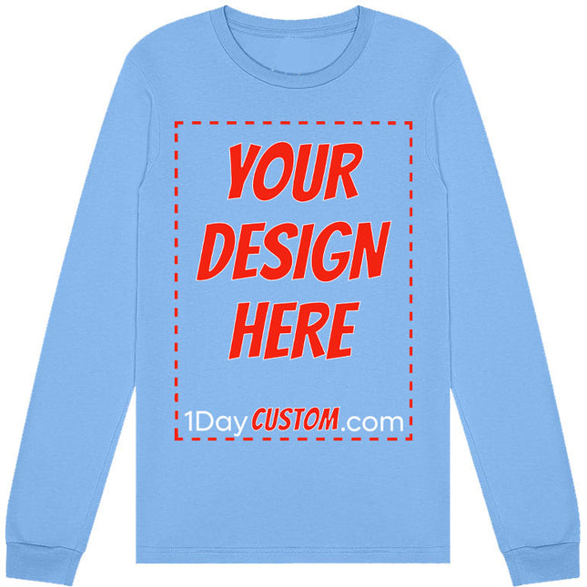 Custom Long Sleeve Shirt - Use Your Photos, Logo, Design and Text
