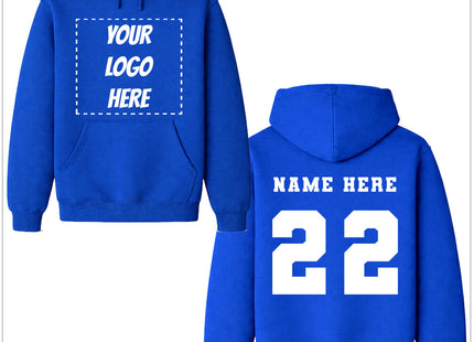 Custom Sports Jersey Hoodie - Print on Front and Back