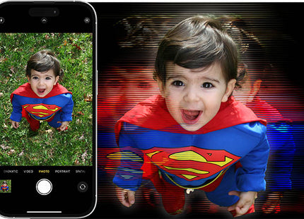 Custom Holographic Template Photo Enlargement - Sizes 8"x10" to 40"x60"