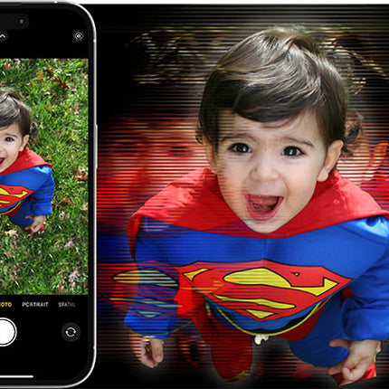 Custom Holographic Template Photo Enlargement - Sizes 8"x10" to 40"x60"