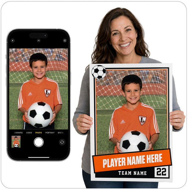 Custom Sports Card Poster