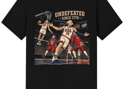 UNDEFEATED SINCE 1776 USA 250 T-SHIRT