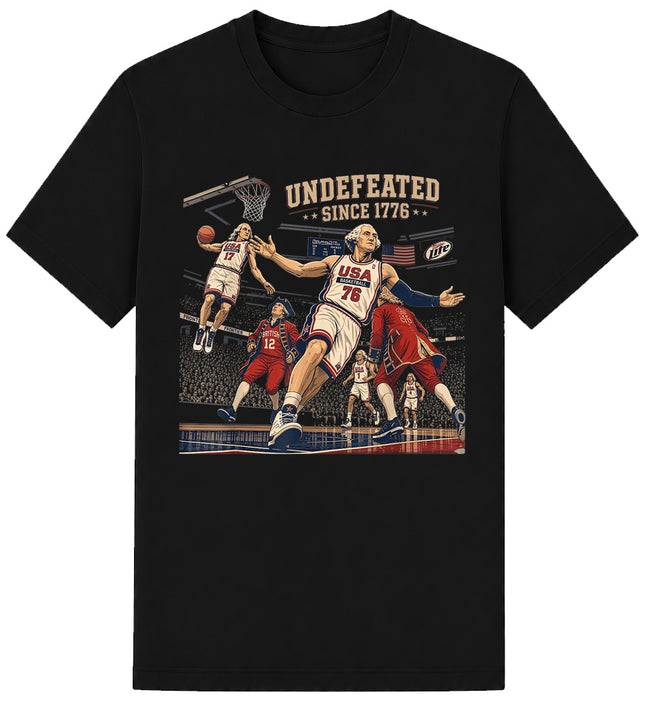UNDEFEATED SINCE 1776 USA 250 T-SHIRT