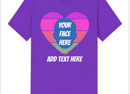 Custom Women's Sunset Face Cutout T-Shirt