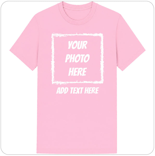 Custom Kids T-Shirt - Frame Your Photo (Cartoon Option)