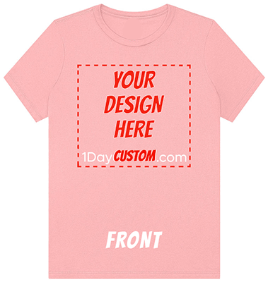 Custom Women's T-Shirt - Double Sided - Print on Front and Back