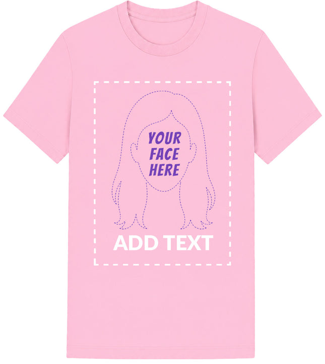 Custom Women's Face Cutout T-Shirt