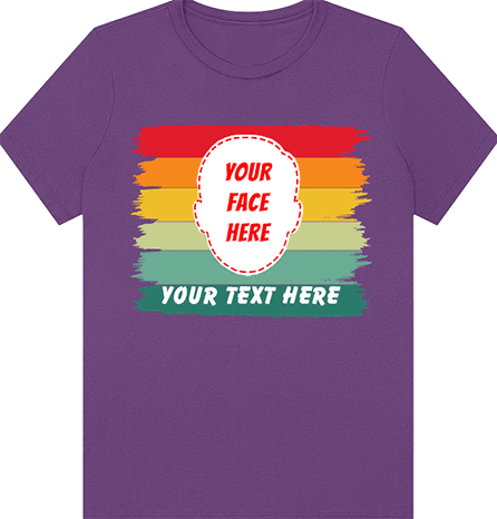 Custom Women's Sunset Face Cutout T-Shirt